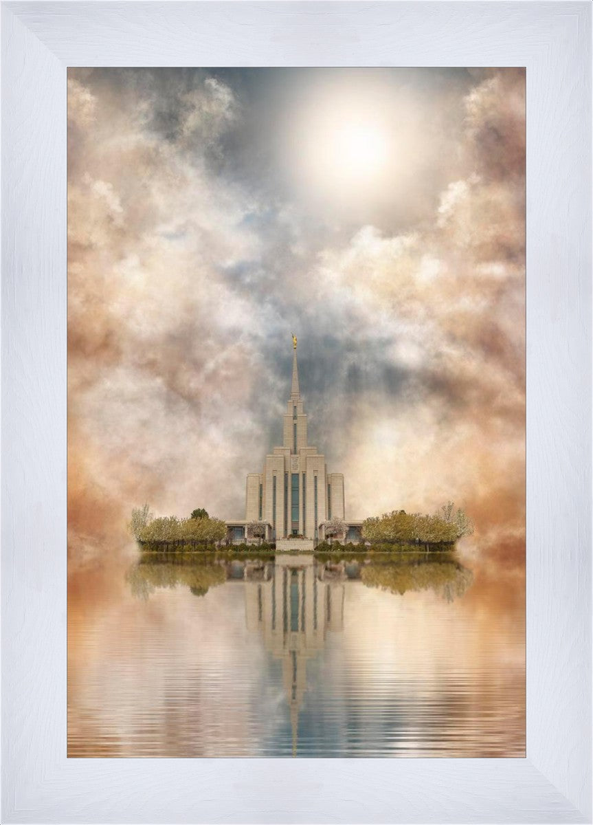 Millennial Reflection Oquirrh Mountain Temple