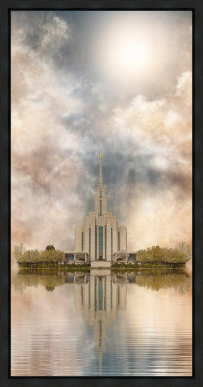 Millennial Reflection Oquirrh Mountain Temple