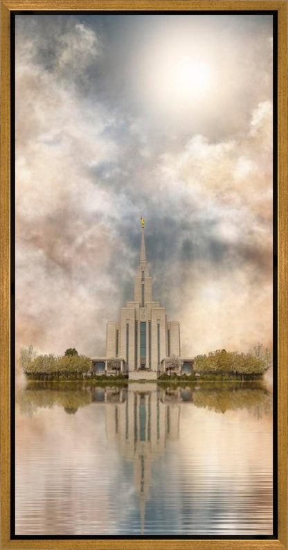 Millennial Reflection Oquirrh Mountain Temple