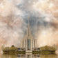 Millennial Reflection Oquirrh Mountain Temple