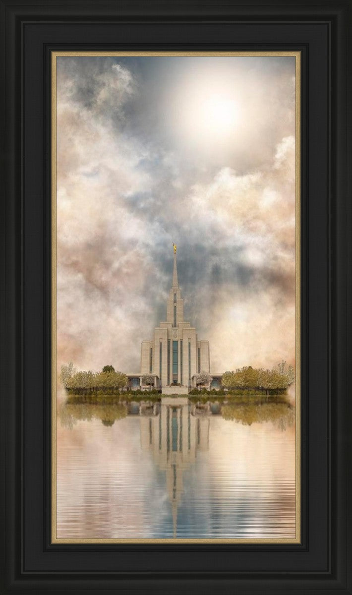 Millennial Reflection Oquirrh Mountain Temple