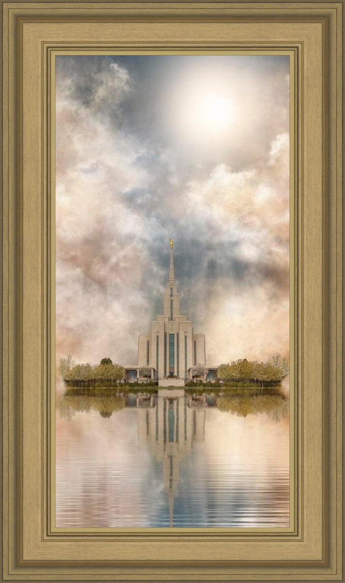 Millennial Reflection Oquirrh Mountain Temple