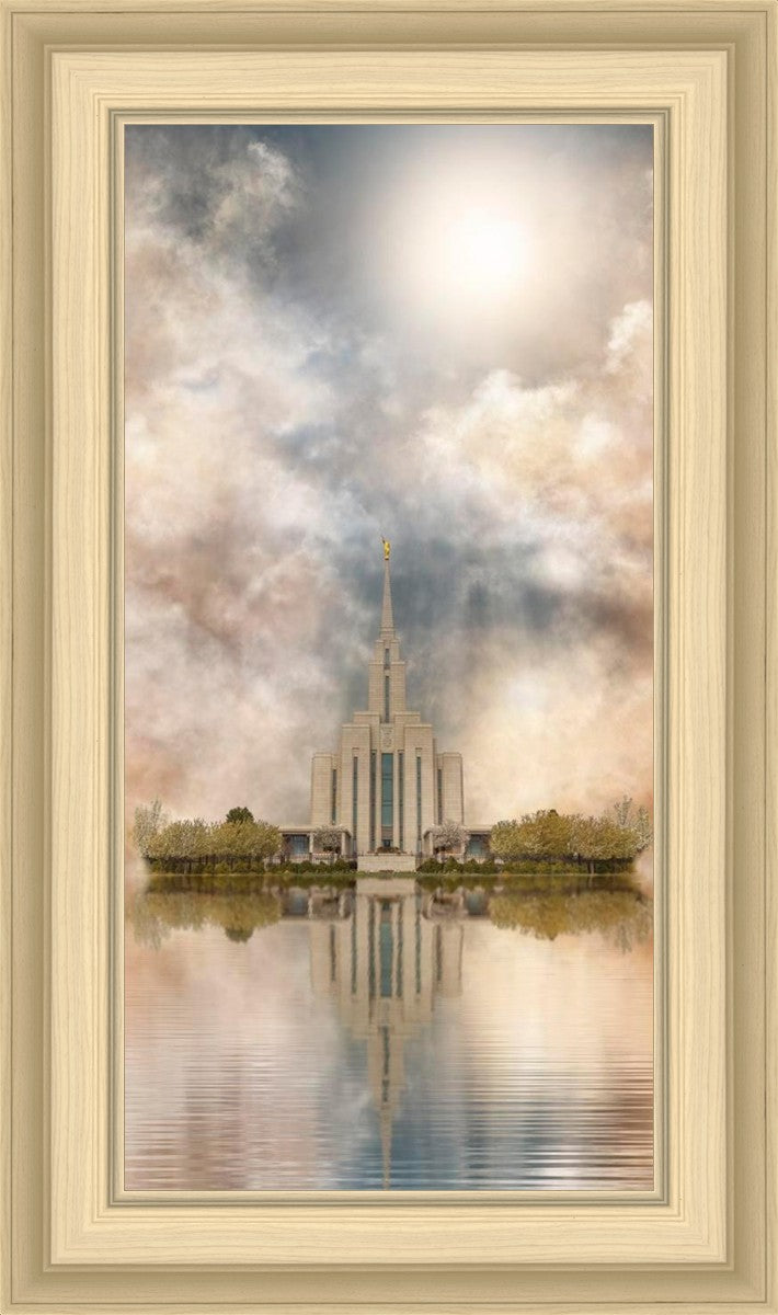 Millennial Reflection Oquirrh Mountain Temple