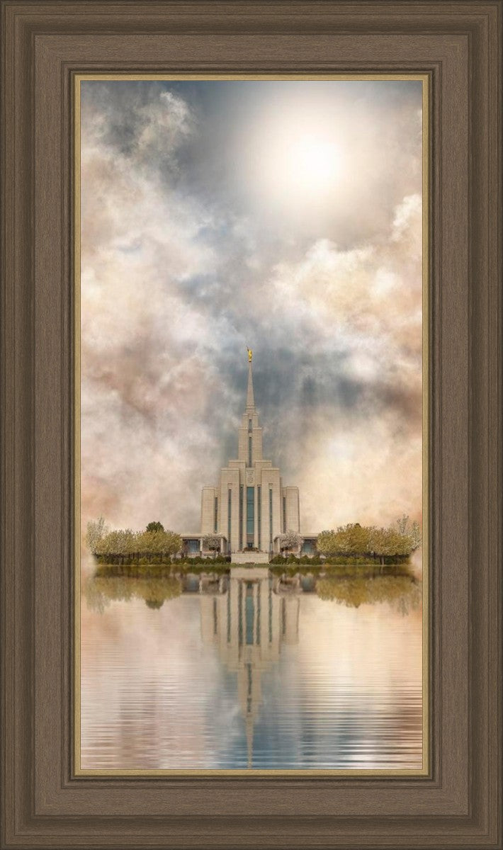 Millennial Reflection Oquirrh Mountain Temple