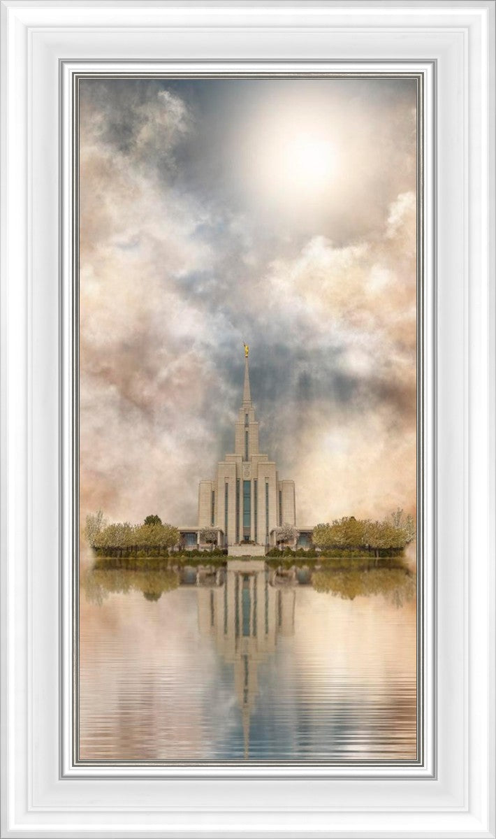 Millennial Reflection Oquirrh Mountain Temple