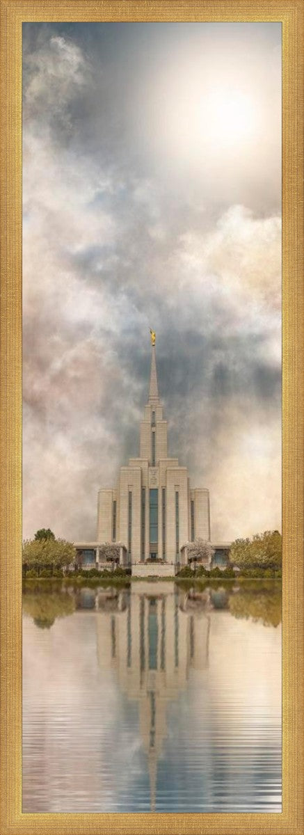Millennial Reflection Oquirrh Mountain Temple