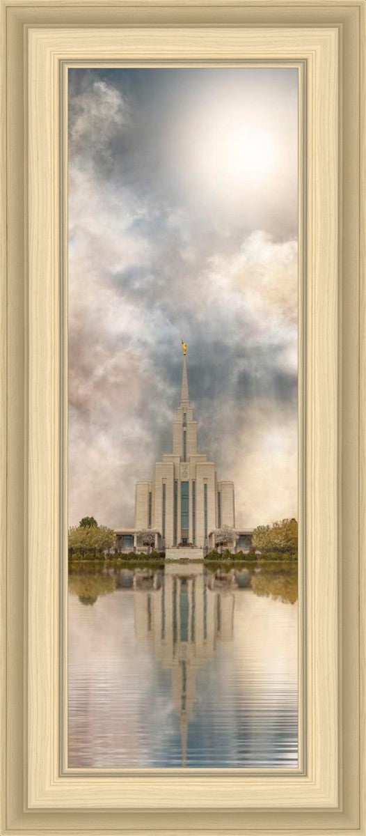 Millennial Reflection Oquirrh Mountain Temple