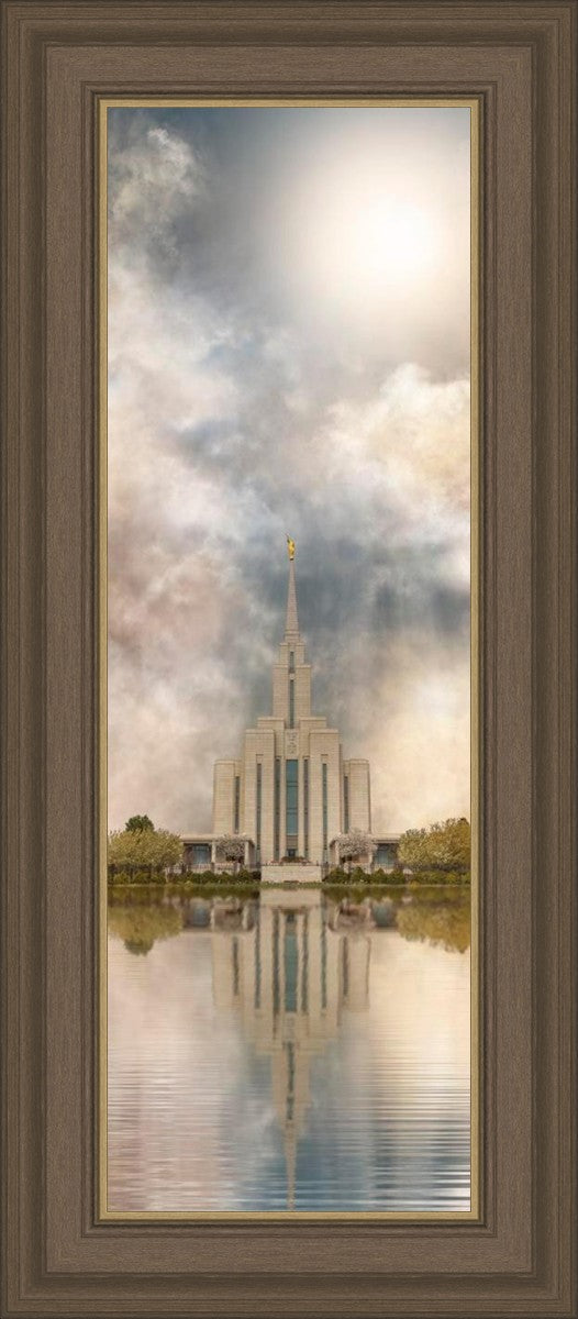 Millennial Reflection Oquirrh Mountain Temple
