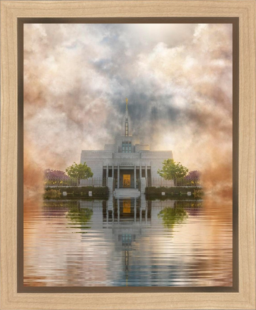 Millennial Reflection Draper Temple Gallery Wrap