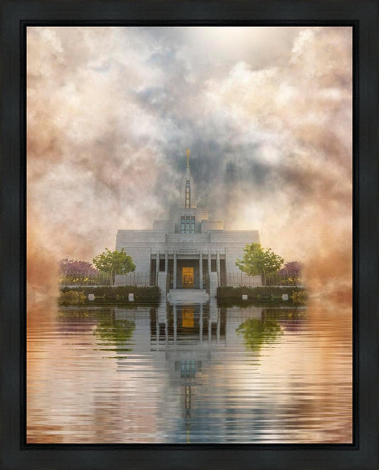 Millennial Reflection Draper Temple Gallery Wrap