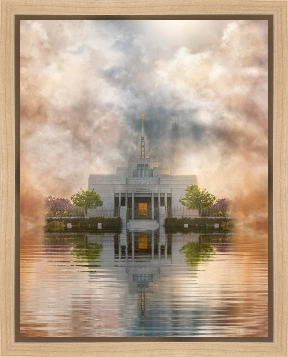 Millennial Reflection Draper Temple Gallery Wrap