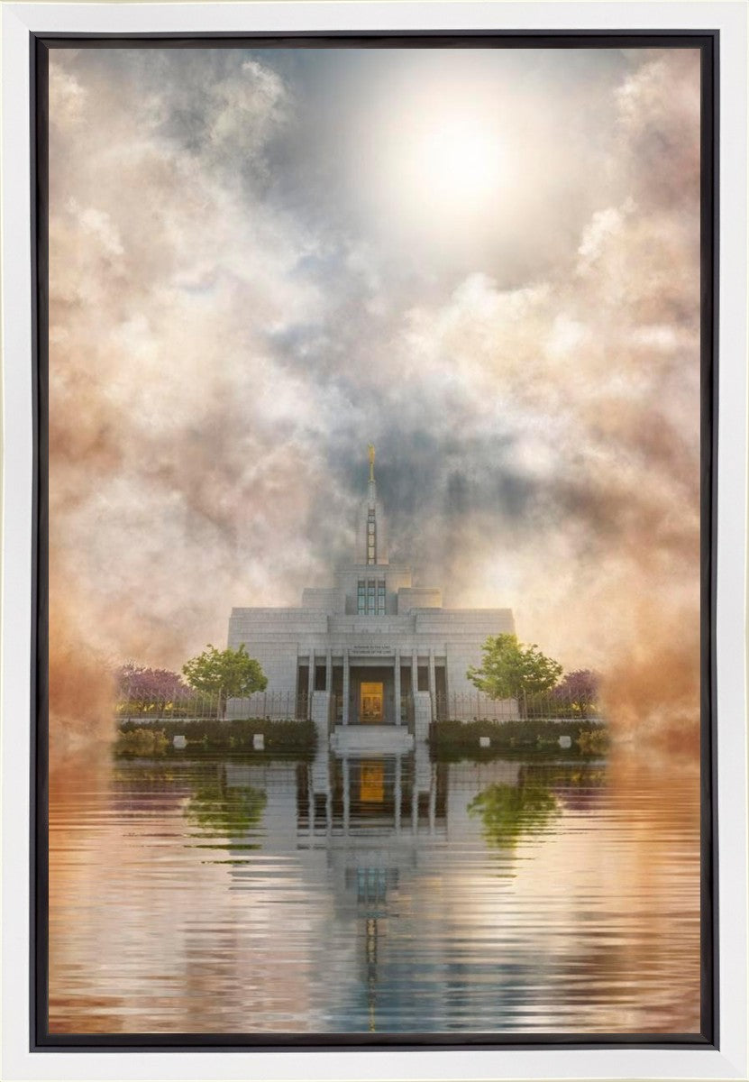 Millennial Reflection Draper Temple Gallery Wrap
