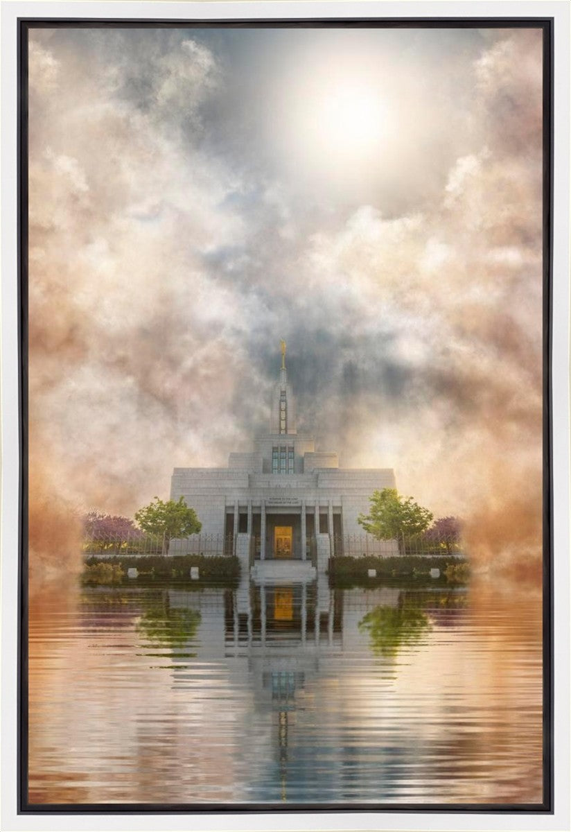 Millennial Reflection Draper Temple Gallery Wrap