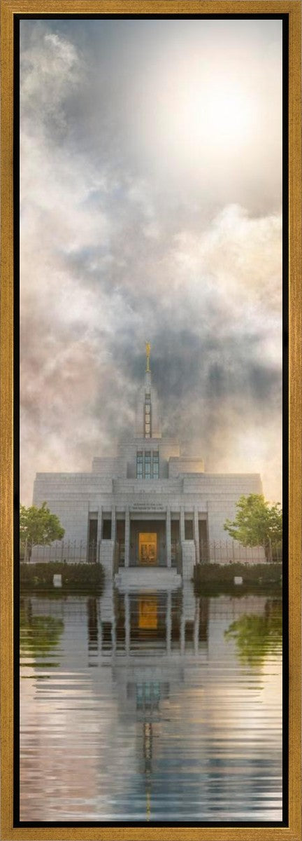 Millennial Reflection Draper Temple Gallery Wrap