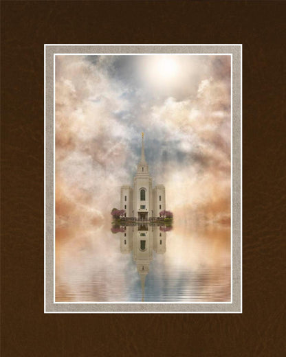 Millennial Reflection Brigham City Utah Temple