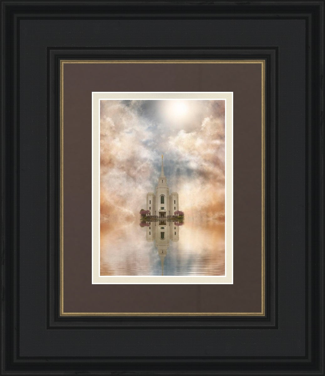 Millennial Reflection Brigham City Utah Temple