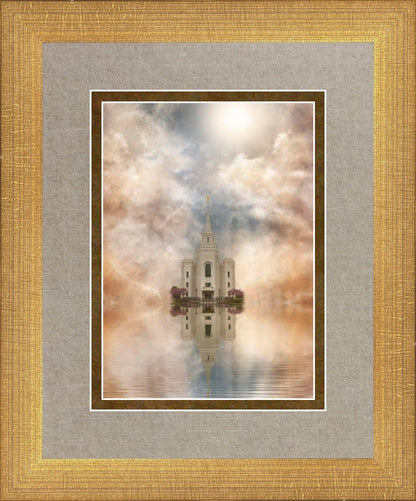 Millennial Reflection Brigham City Utah Temple