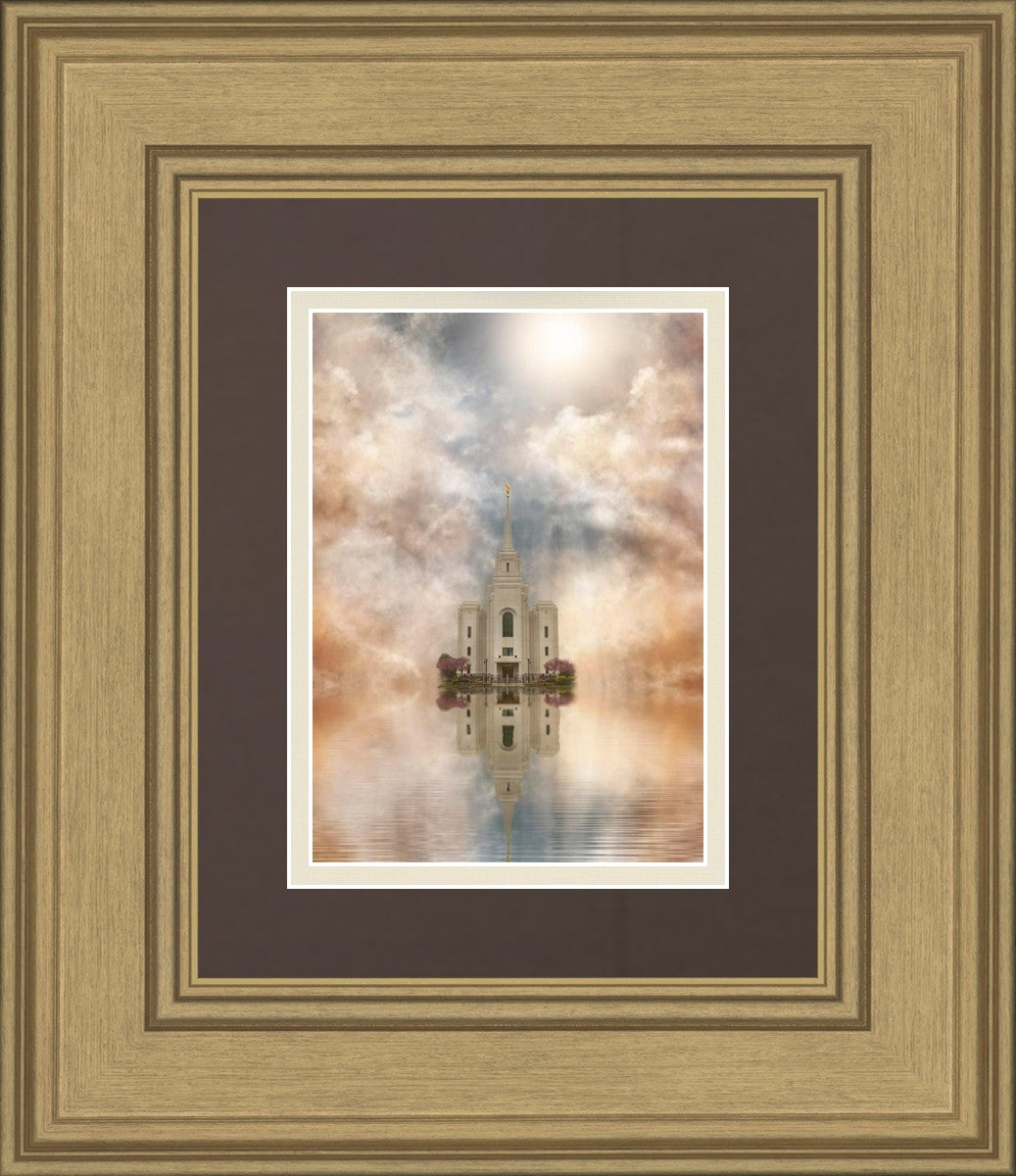 Millennial Reflection Brigham City Utah Temple