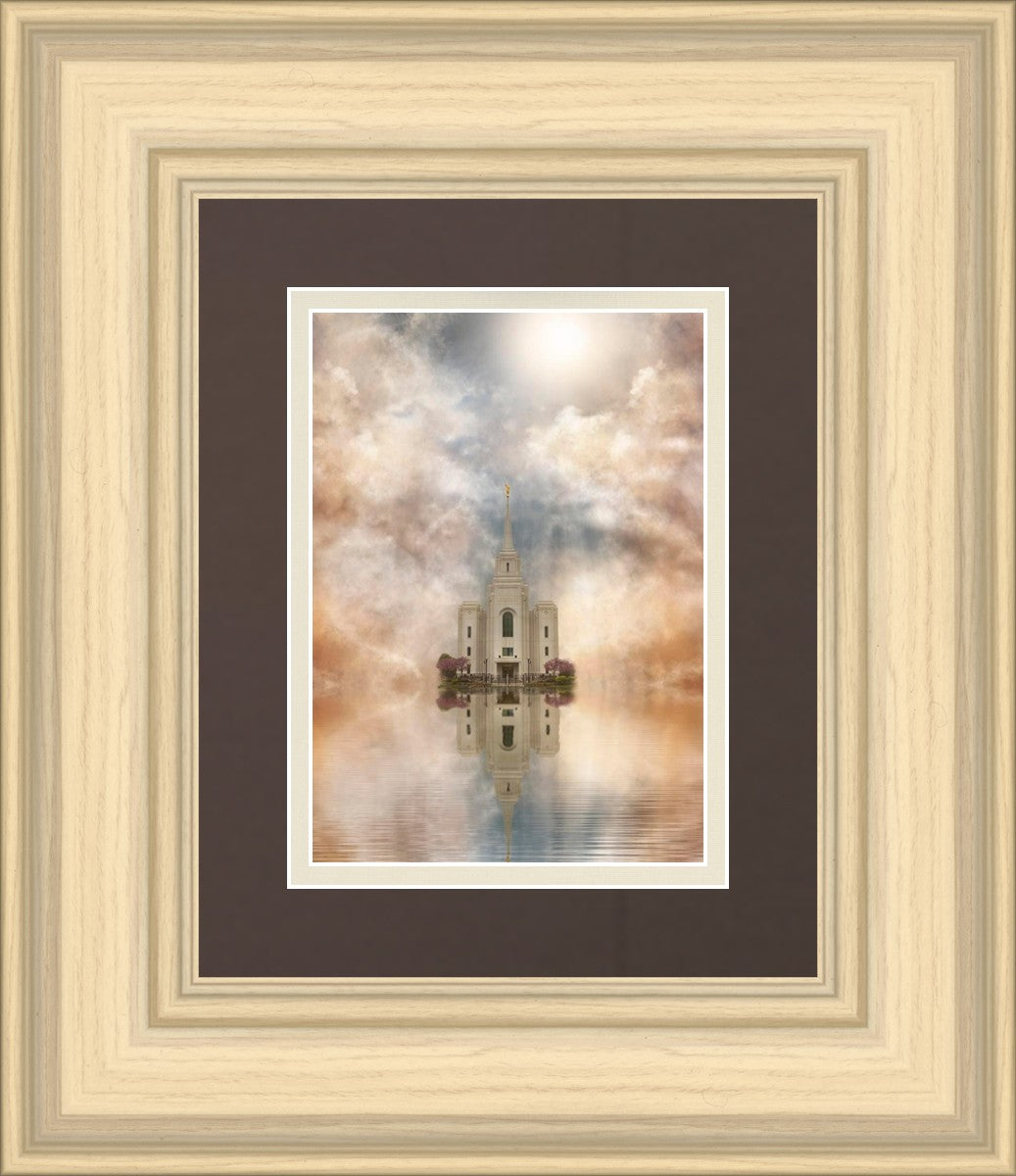 Millennial Reflection Brigham City Utah Temple
