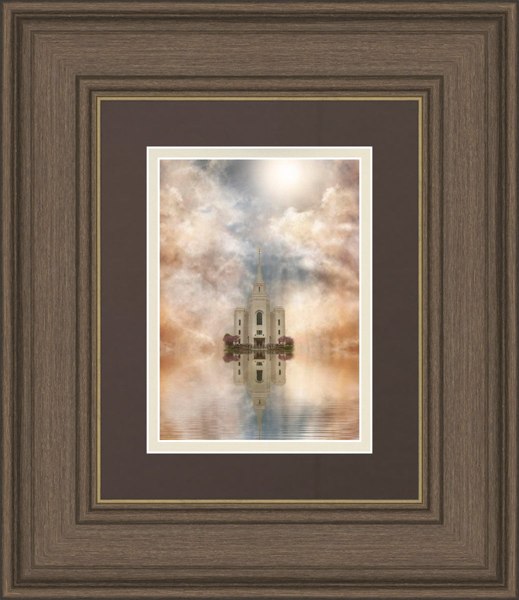 Millennial Reflection Brigham City Utah Temple