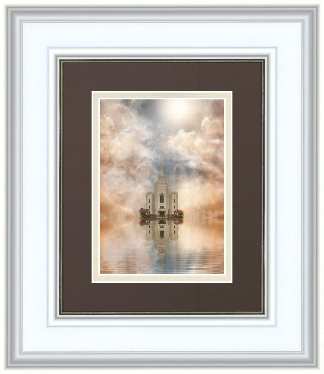 Millennial Reflection Brigham City Utah Temple