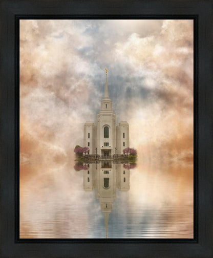 Millennial Reflection Brigham City Utah Temple