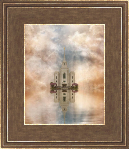 Millennial Reflection Brigham City Utah Temple