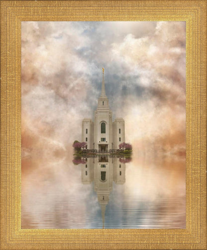 Millennial Reflection Brigham City Utah Temple