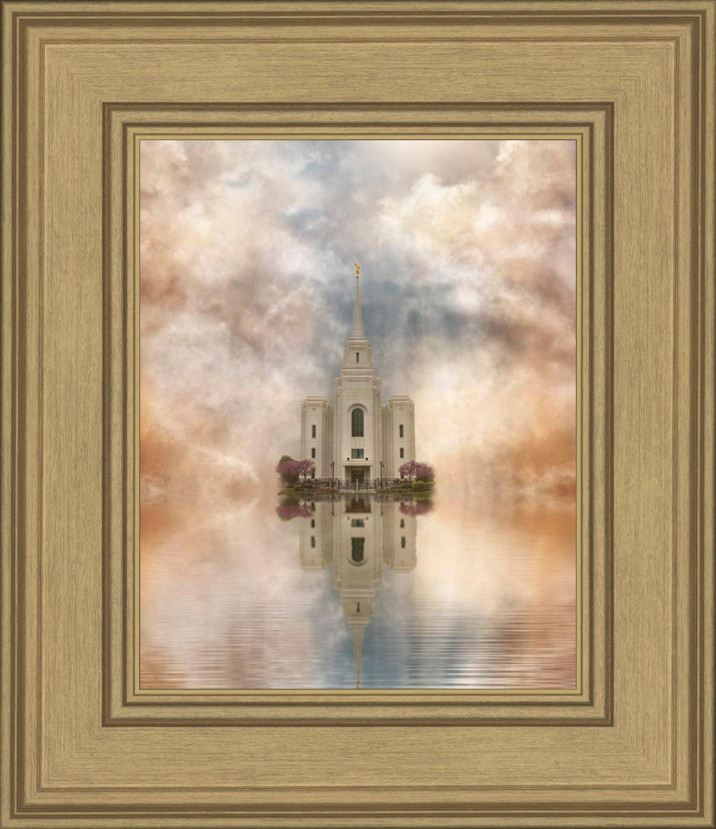 Millennial Reflection Brigham City Utah Temple