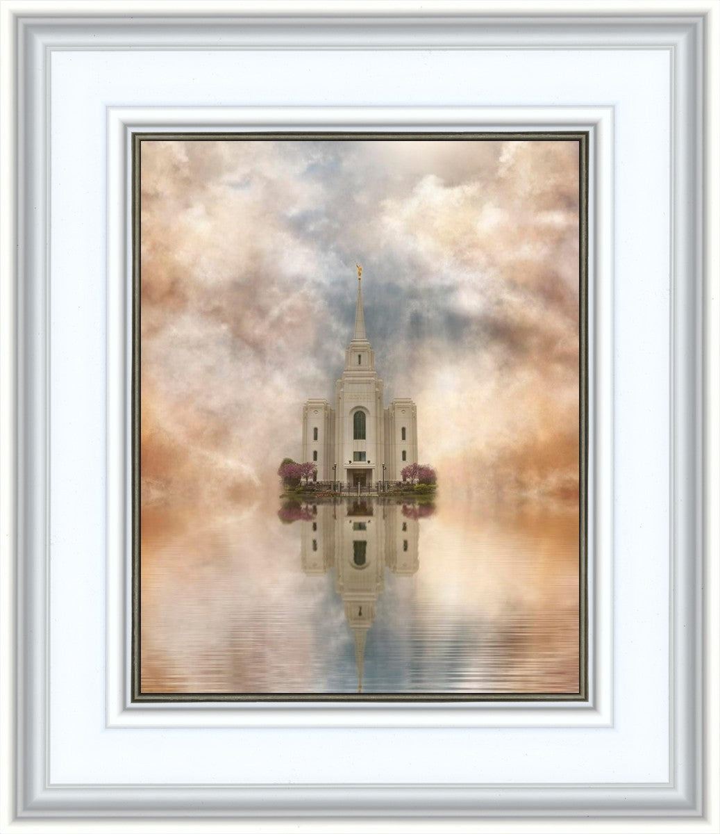 Millennial Reflection Brigham City Utah Temple