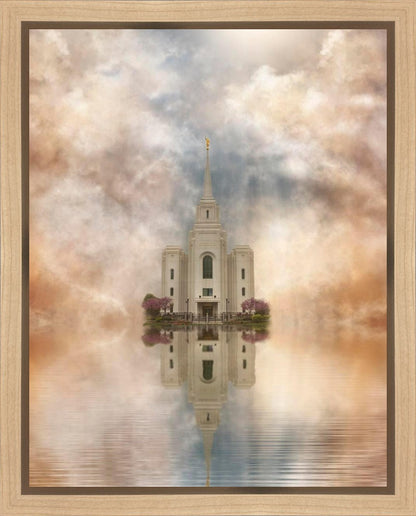 Millennial Reflection Brigham City Utah Temple