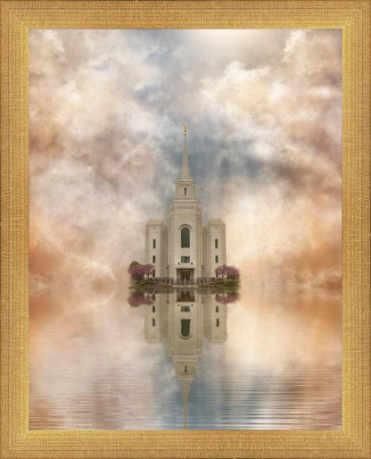 Millennial Reflection Brigham City Utah Temple