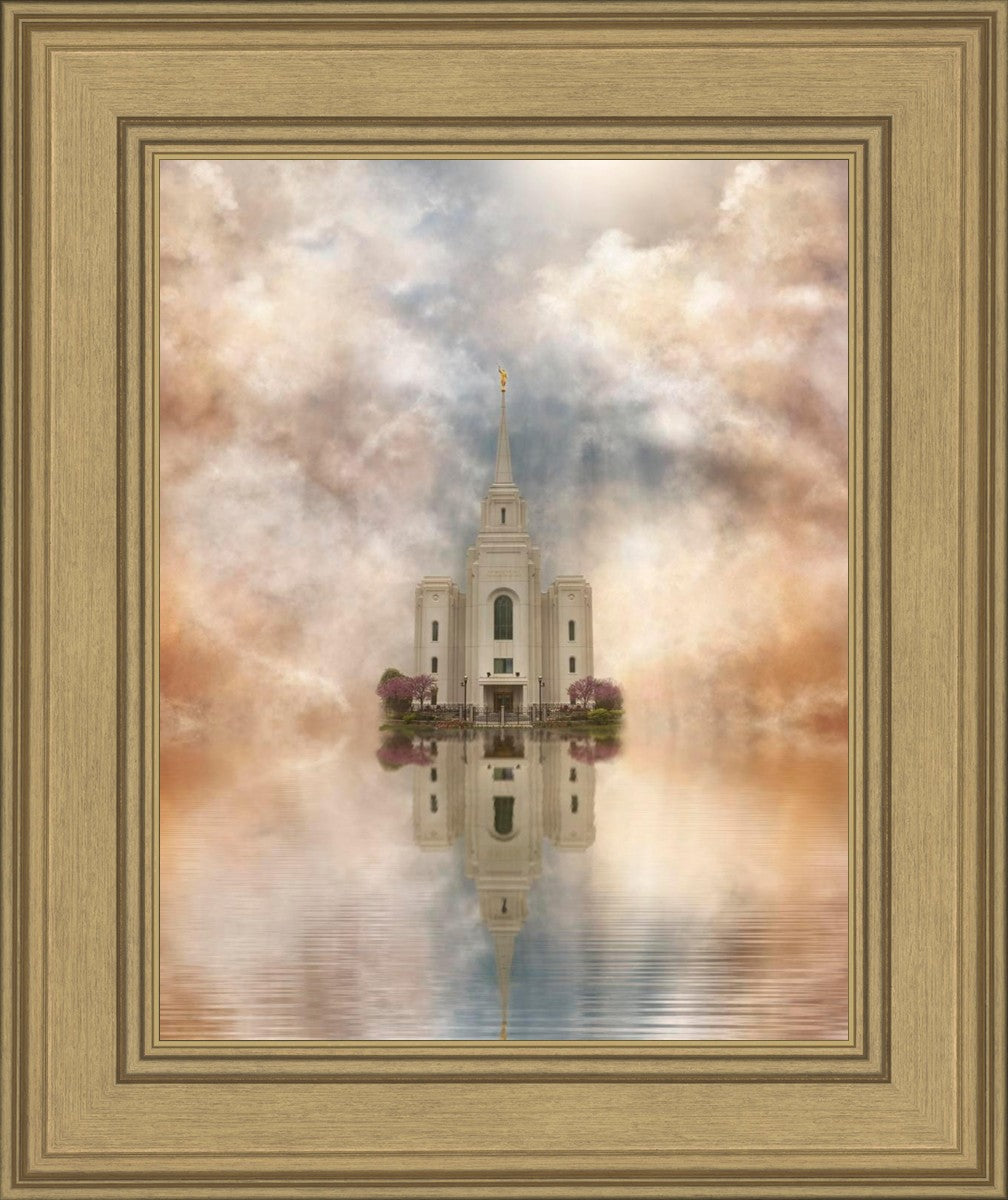 Millennial Reflection Brigham City Utah Temple