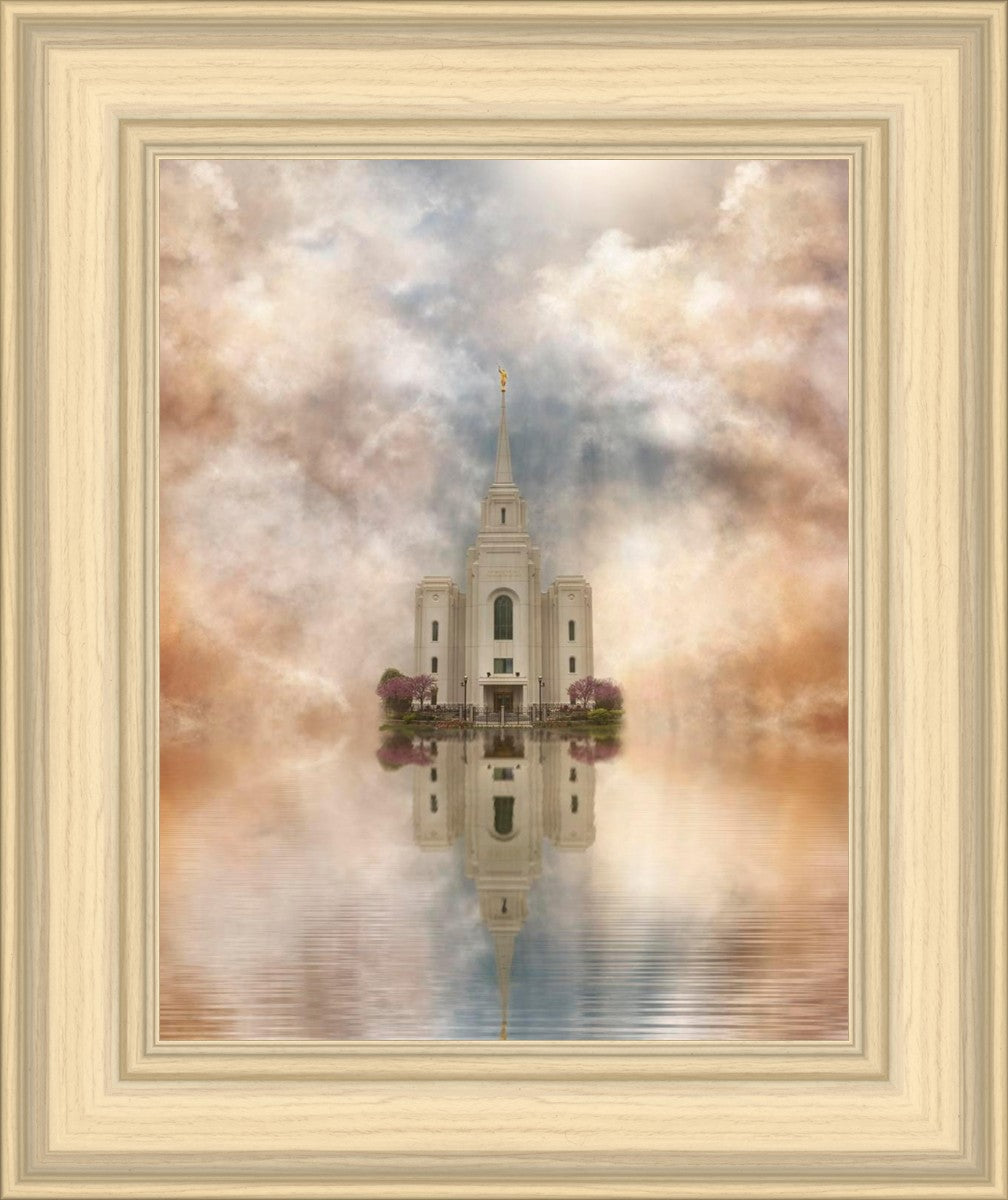 Millennial Reflection Brigham City Utah Temple