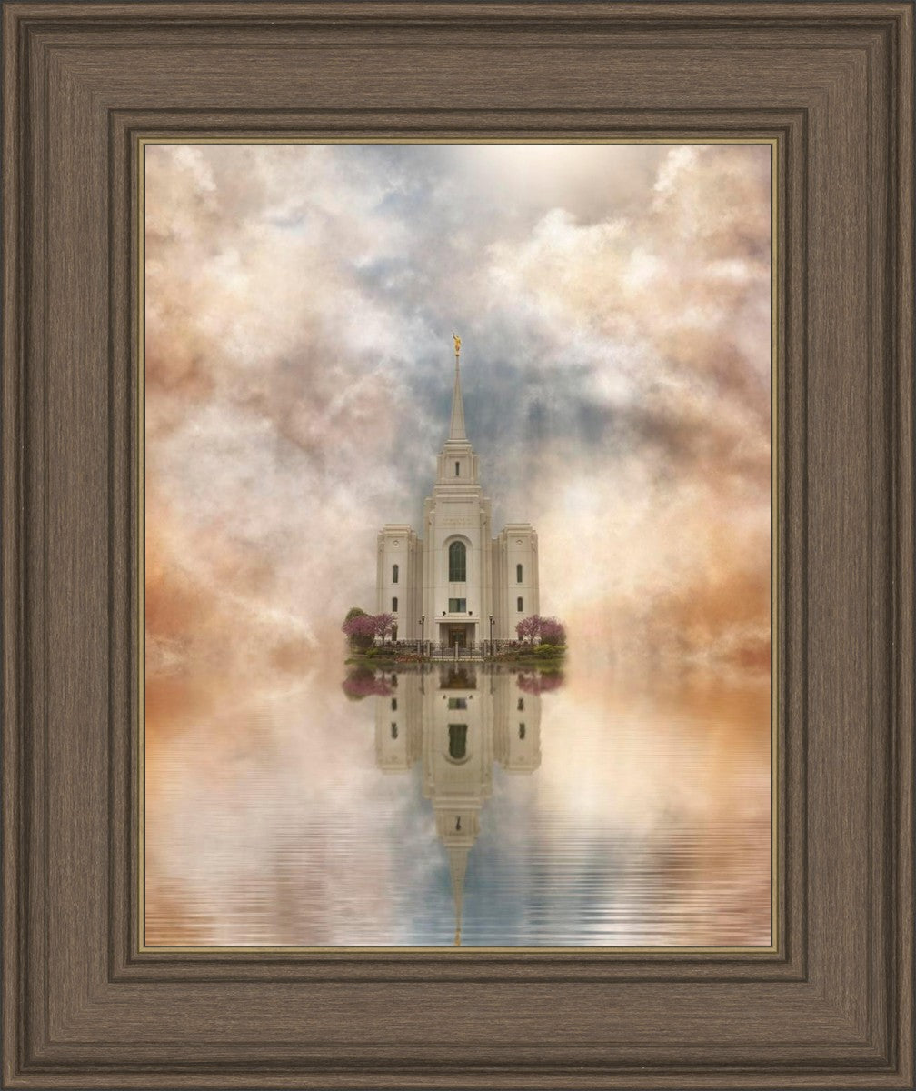 Millennial Reflection Brigham City Utah Temple