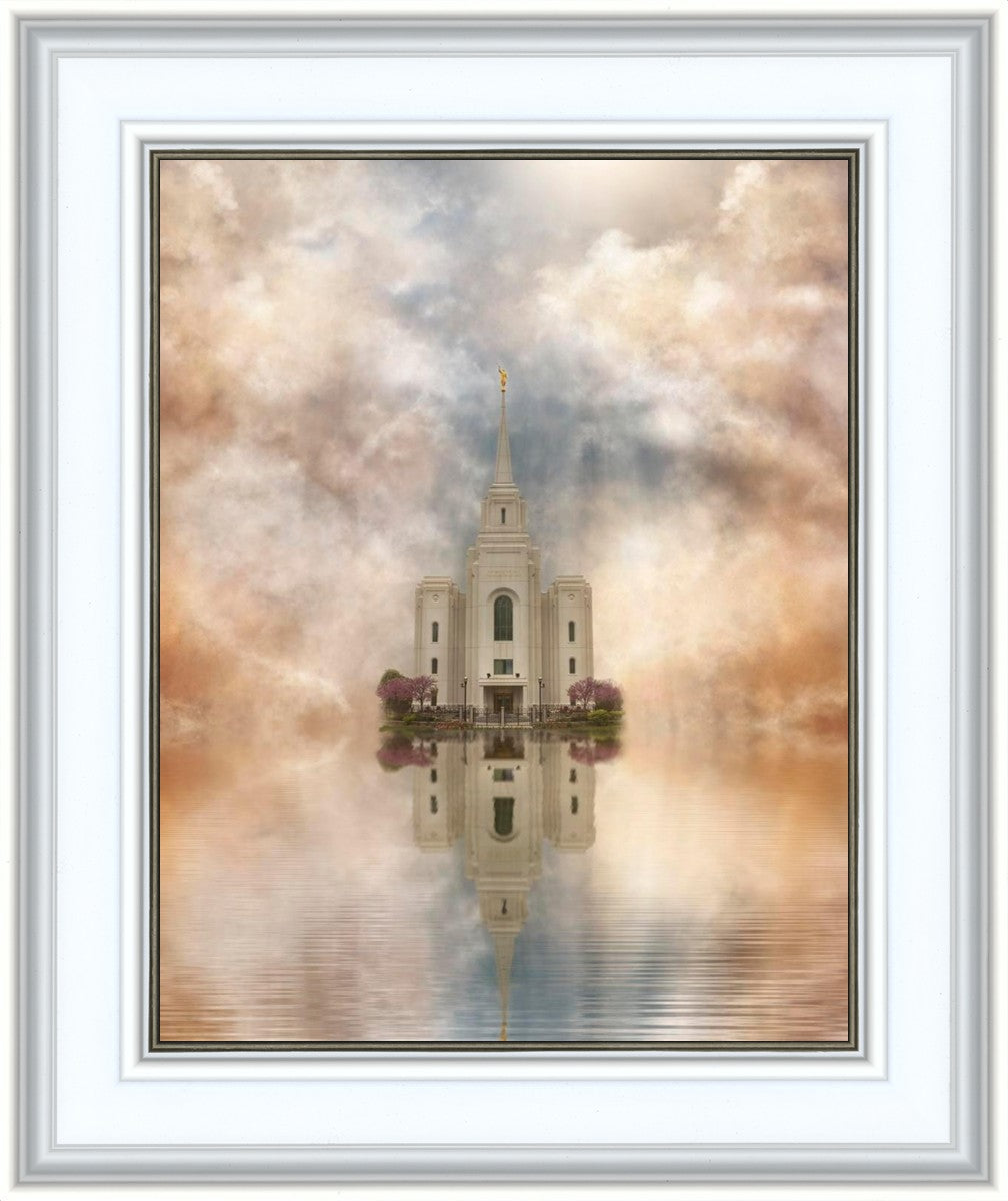 Millennial Reflection Brigham City Utah Temple