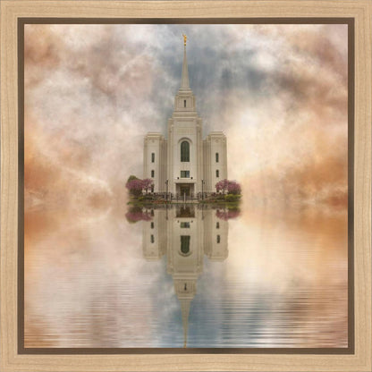 Millennial Reflection Brigham City Utah Temple