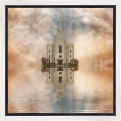 Millennial Reflection Brigham City Utah Temple