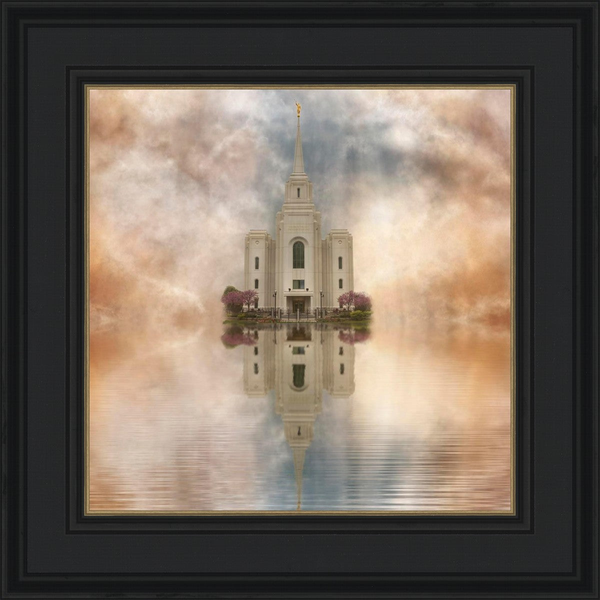 Millennial Reflection Brigham City Utah Temple