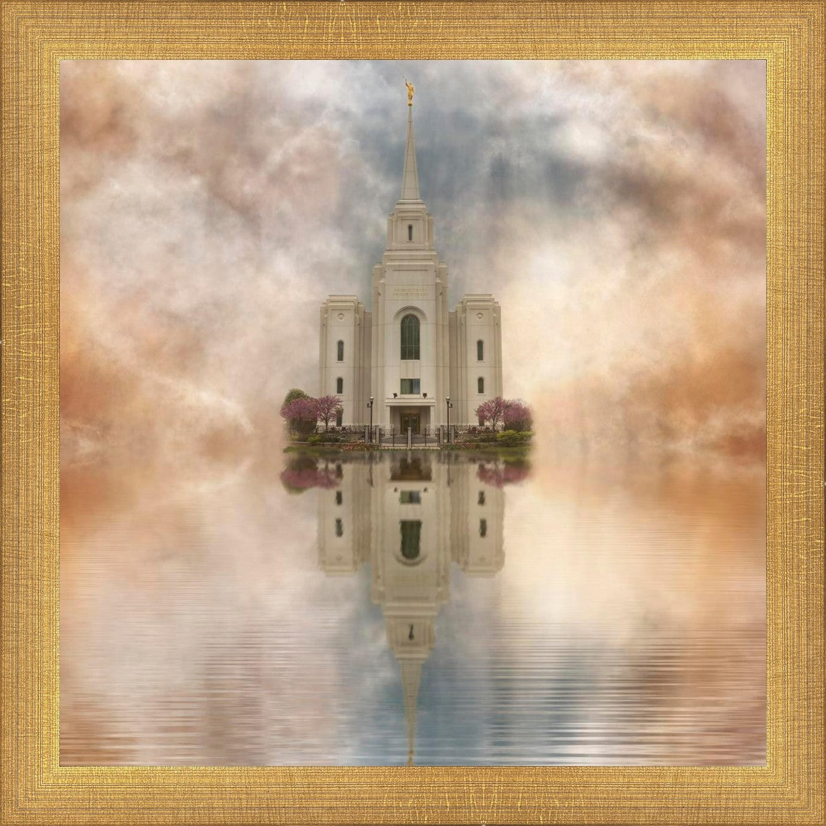 Millennial Reflection Brigham City Utah Temple
