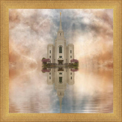 Millennial Reflection Brigham City Utah Temple