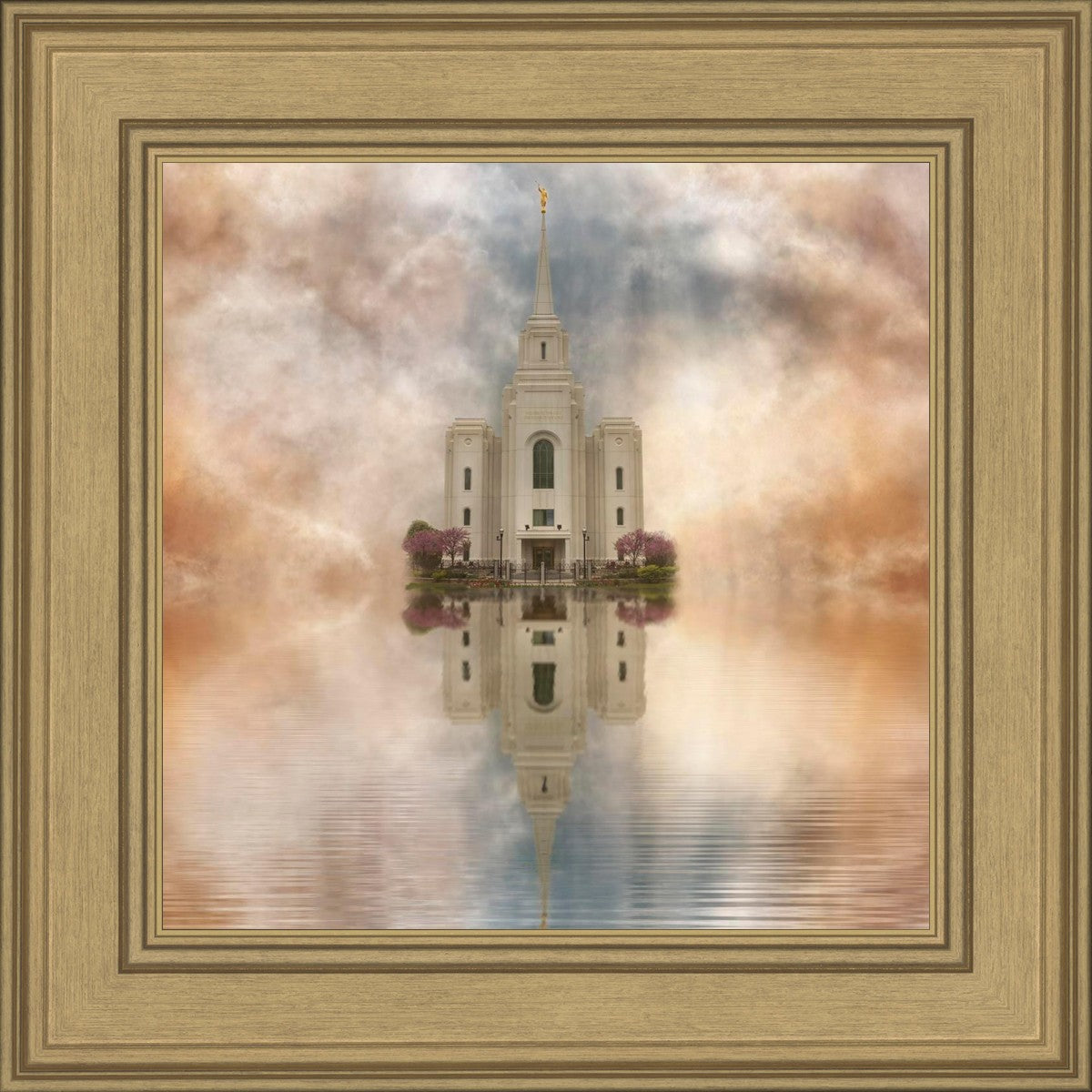 Millennial Reflection Brigham City Utah Temple