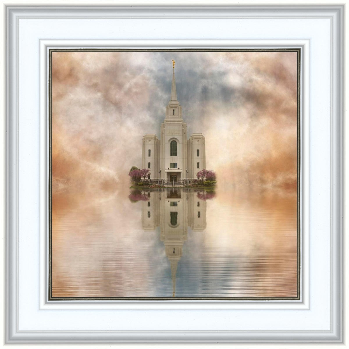 Millennial Reflection Brigham City Utah Temple