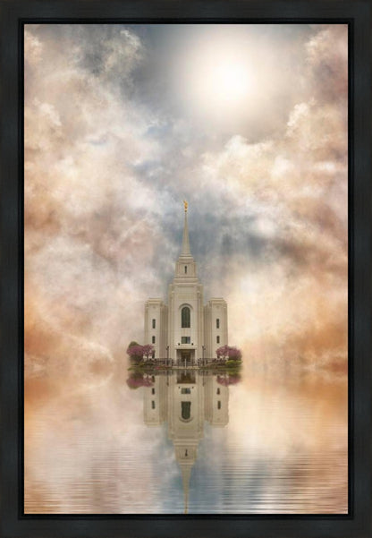 Millennial Reflection Brigham City Utah Temple