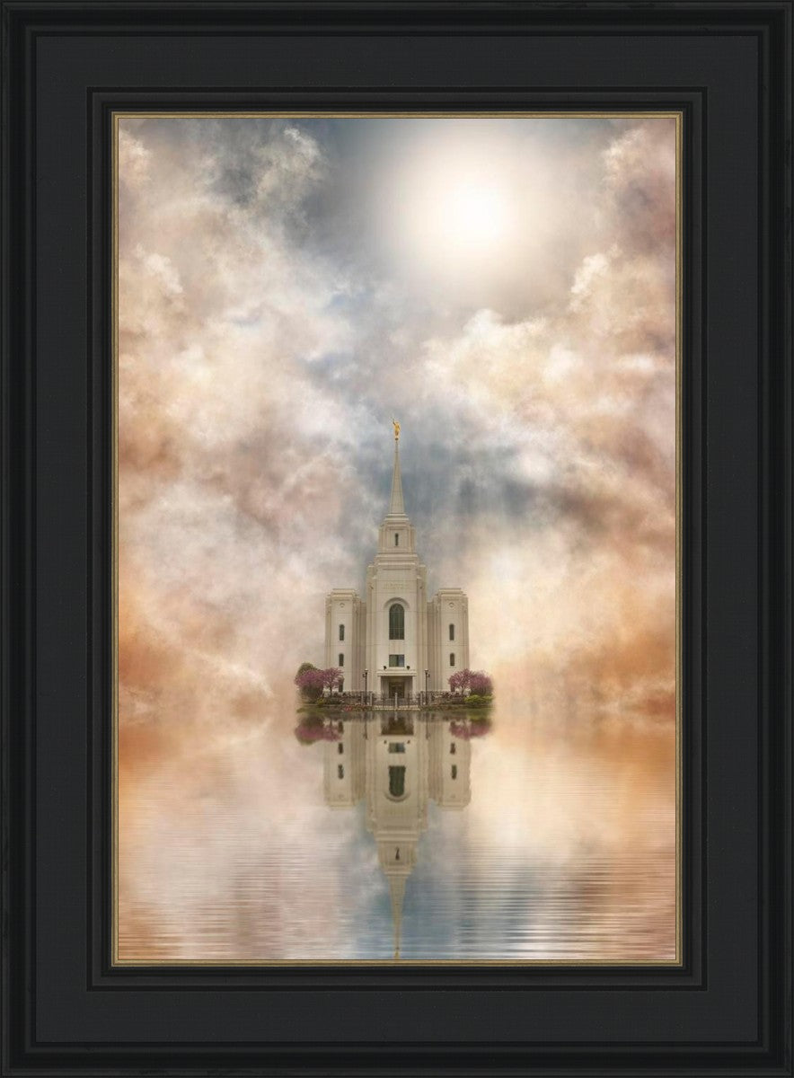 Millennial Reflection Brigham City Utah Temple