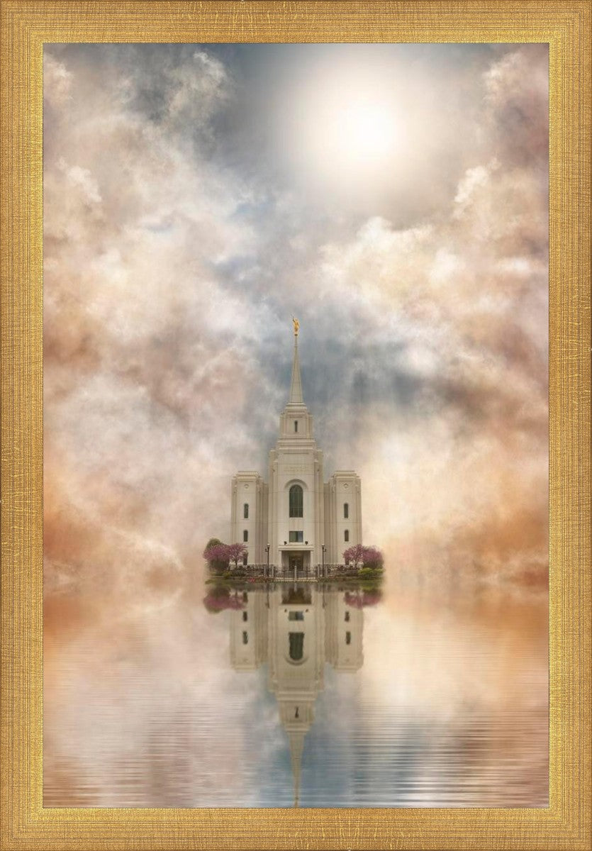 Millennial Reflection Brigham City Utah Temple