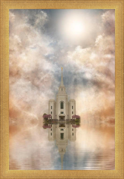 Millennial Reflection Brigham City Utah Temple