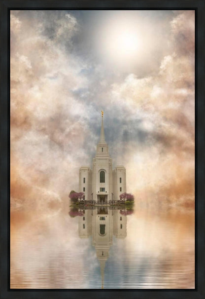 Millennial Reflection Brigham City Utah Temple