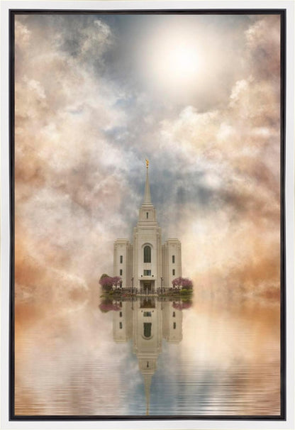 Millennial Reflection Brigham City Utah Temple