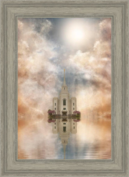 Millennial Reflection Brigham City Utah Temple